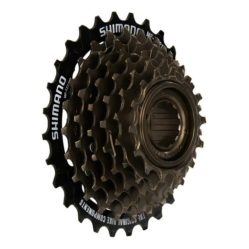 Piñon Shimano A Rosca 7v 14 - 28 Acero Tz21 Bulk Café 14 28