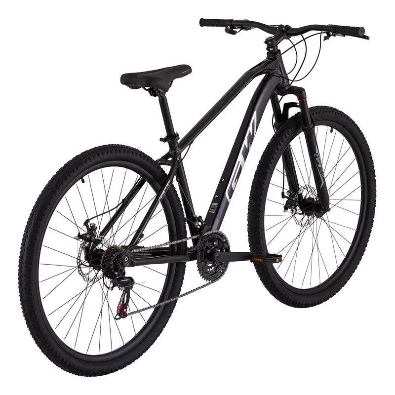 Bicicleta Mtb Gw Falcon 29 Aluminio 24v Color Negro - Gris Tamaño Del Marco 15