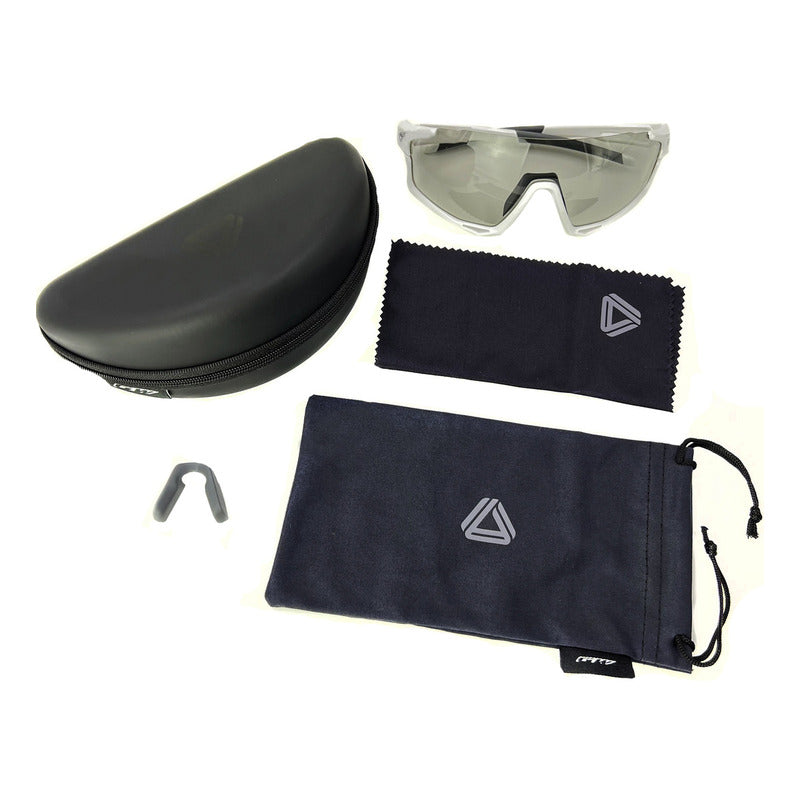 Gafas Fotocromaticas Ciclismo Running Calvert Gw Color De La Lente Fotocromático Color Del Armazón Blanco Gris Polarizado