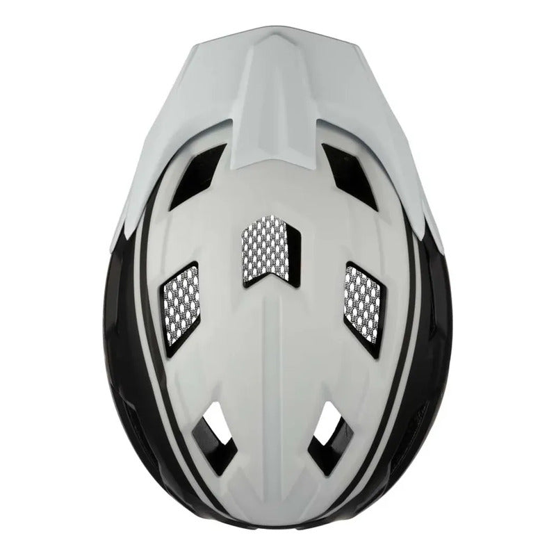 Casco Ciclismo Bmx Full Face Gw Removible X1 Negro Blanco S