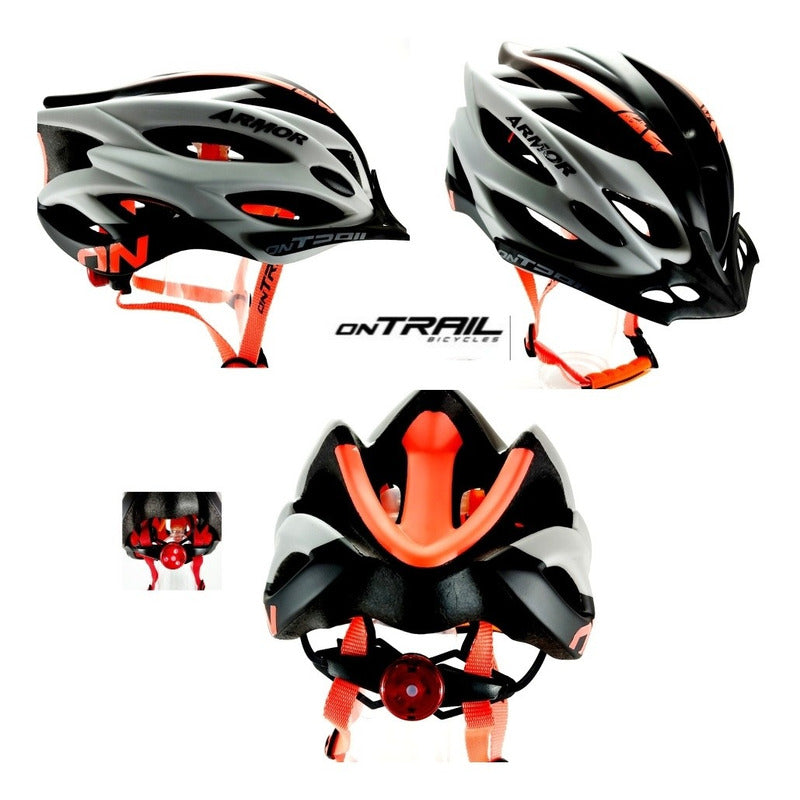 Casco Ciclismo Impact On Trail Bicicleta Luz Integrada