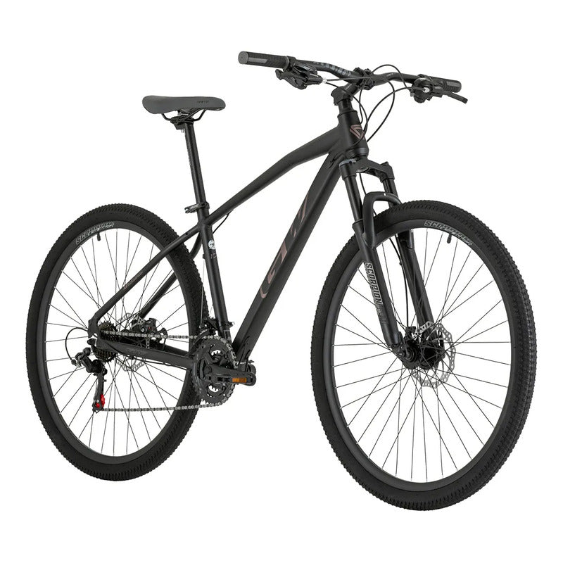 Bicicleta Gw Rin 29 Scorpion Aluminio Freno De Disco 7v Negro Mate - Cafe 17
