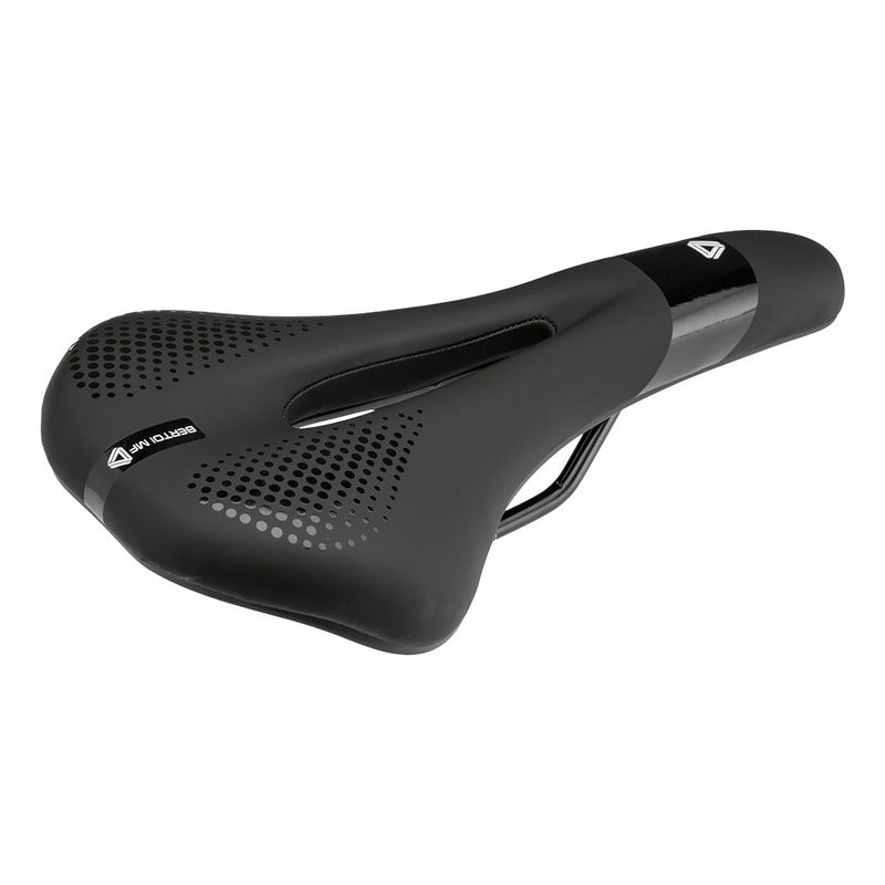 Sillin Bicicleta Gw Bertoi Mtb Ruta Ancho 145 Mm Color Negro Largo 270 Mm 27 Cm 14.5 Cm