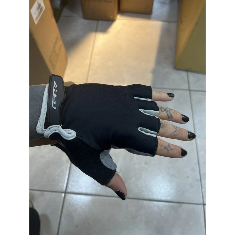 Guantes Gw Original Ciclismo Gira Mtb Y Ruta Comodos Negro Gris L