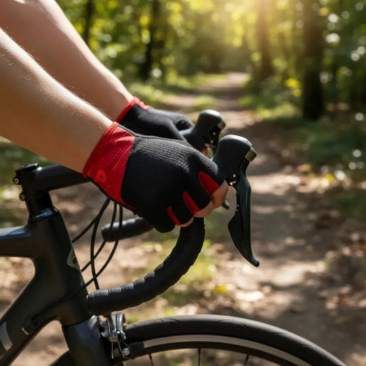 Guantes Ciclismo Dedo Corto Gw Jet Gel Escarlata S