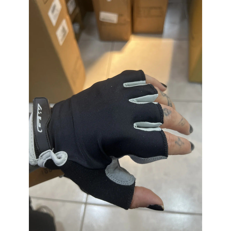 Guantes Gw Original Ciclismo Gira Mtb Y Ruta Comodos Negro Gris L