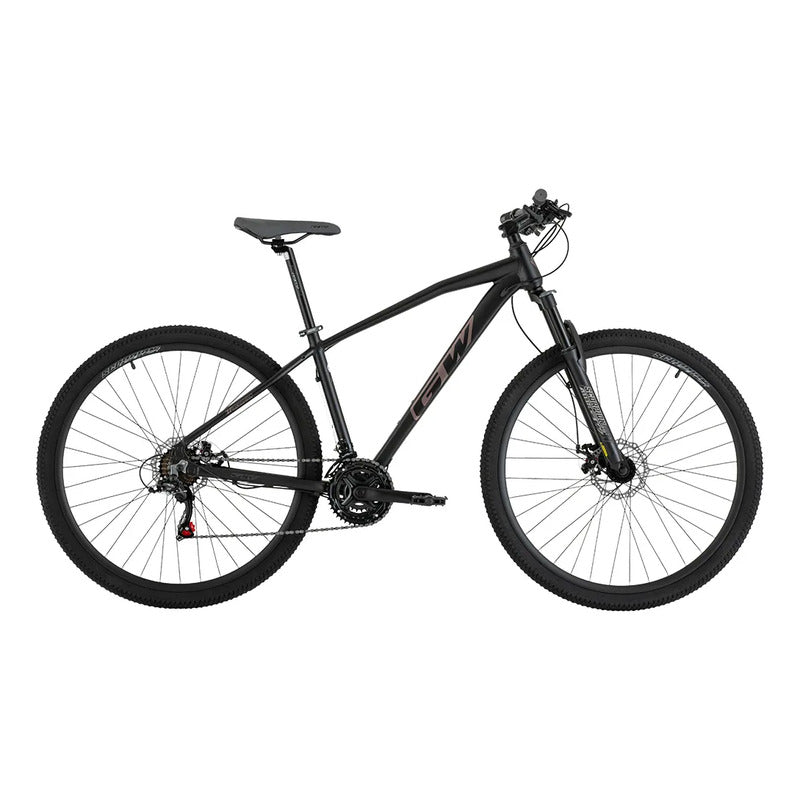 Bicicleta Gw Rin 29 Scorpion Aluminio Freno De Disco 7v Negro Mate - Cafe 17