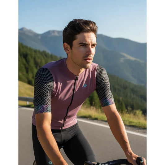 Jersey Ciclismo Gw Manga Corta Shore Mtb Ruta Mauve L