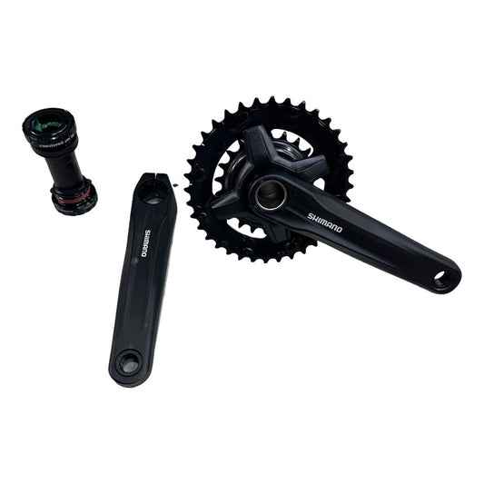 Juego De Bielas Shimano Fc-mt210-2 36-22t 9v Negro