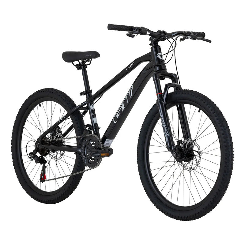 Bicicleta Gw Falcon Aluminio Rin 24 Disco Negro Gris 24