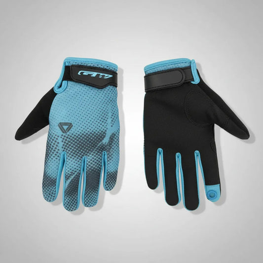 Guantes Gw Pulse Niños Niñas Bicicletas Ruta Y Mtb Azul M