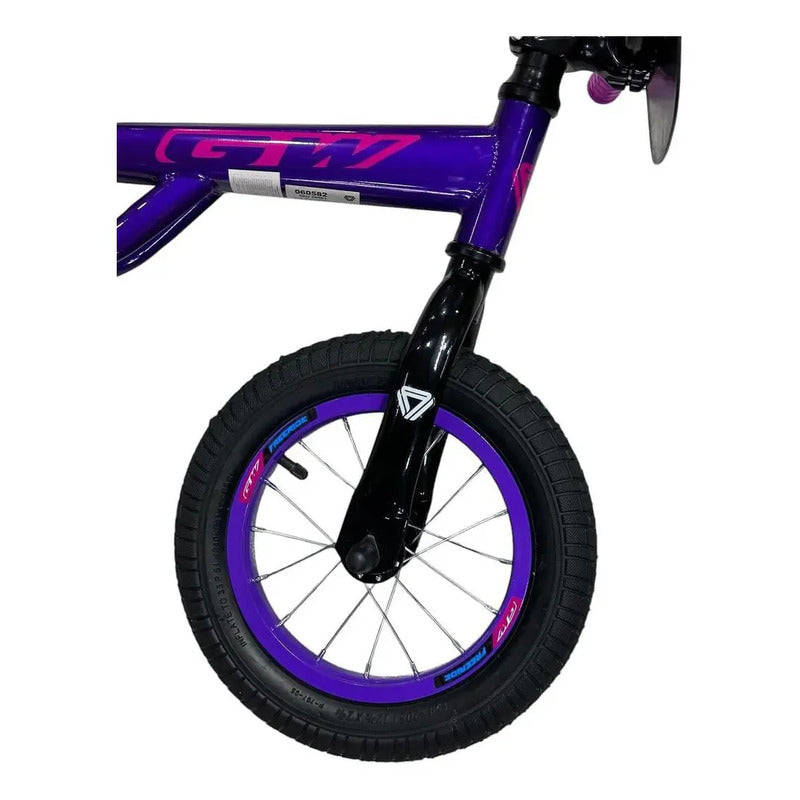 Bicicleta De Impulso Balance Iniciación Gw Freeride Color Morado Lavanda