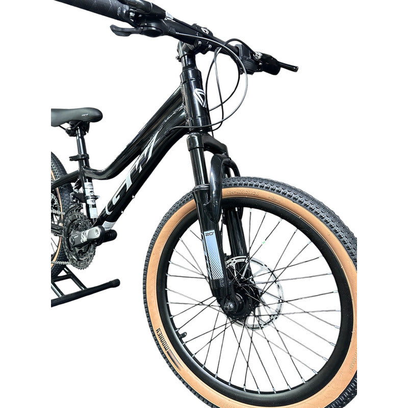 Bicicleta Gw Monkey Rin 20 Aluminio Niño Niña Color Negro Tamaño Del Marco 20