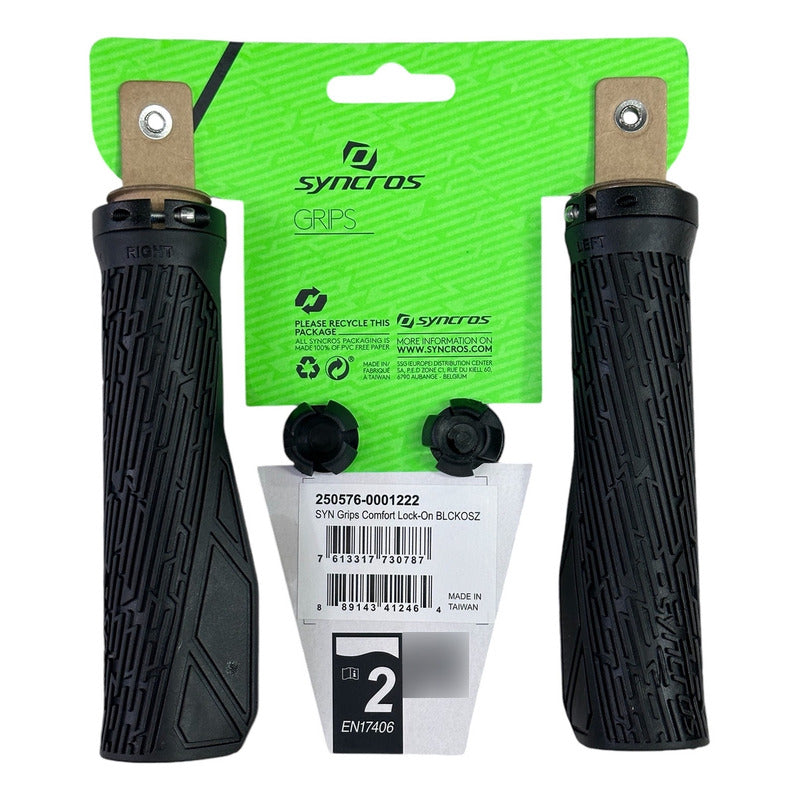 Grips Bicicleta Comfort Lock-on Syncross Original Negro