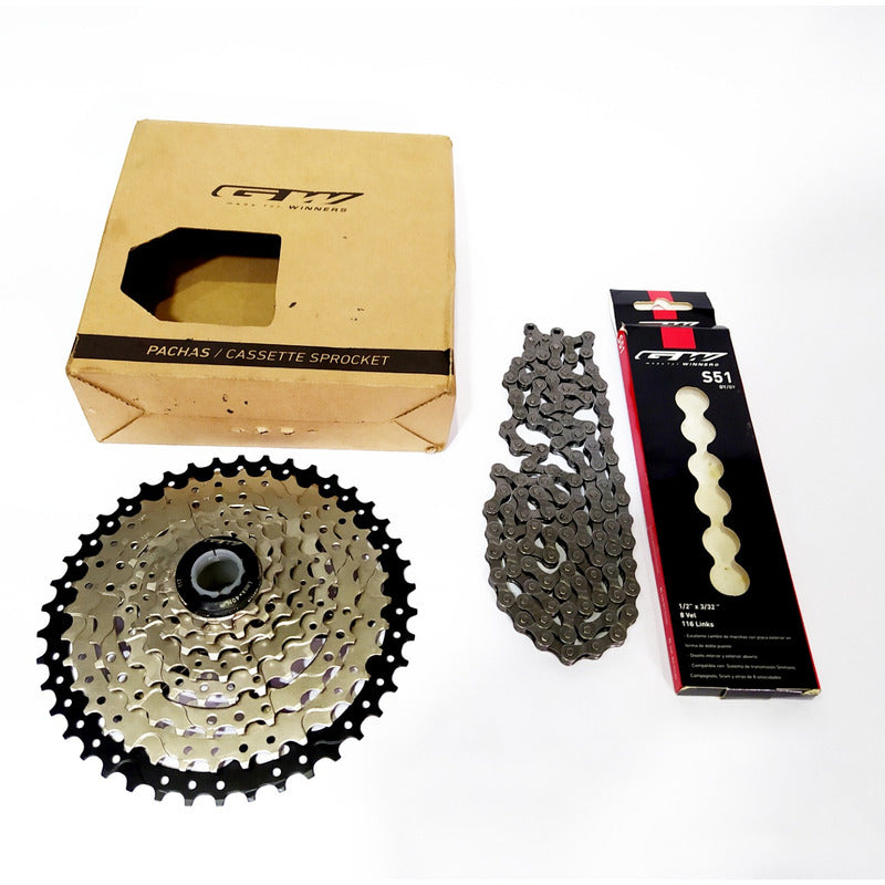 Combo Pacha Gw Cassette 8v+ Cadenilla Gw 8v