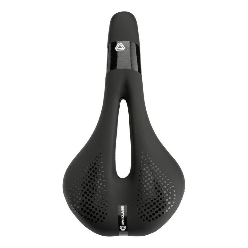 Sillin Bicicleta Gw Bertoi Mtb Ruta Ancho 145 Mm Color Negro Largo 270 Mm 27 Cm 14.5 Cm