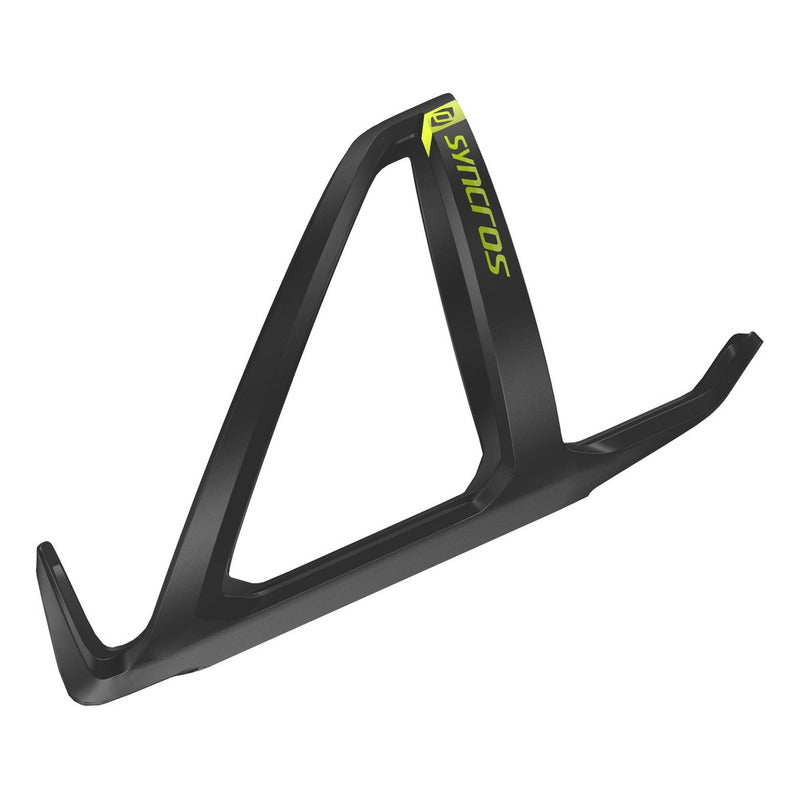 Soporte De Carbono Caramanhola Syncros Coupe Cage 1.0, Color Negro/amarillo