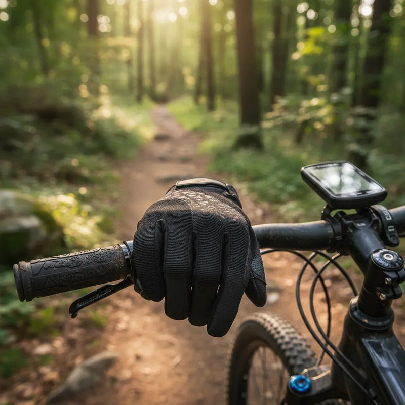 Guantes Ciclismo Mtb Ruta Largo Gw Flow Negro-gris S