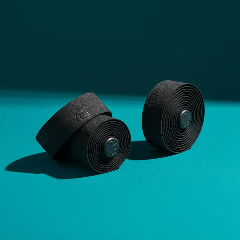 Cintas De Manubrio Ruta Peaked Sport Corcho Negro 2.5mm Pro Negro Lisa