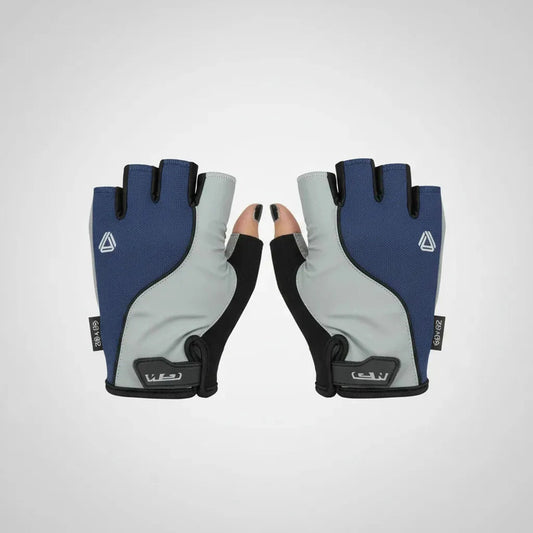 Guantes Corto Ciclismo Gw Bicicletas Ruta Mtb Fluo Azul S