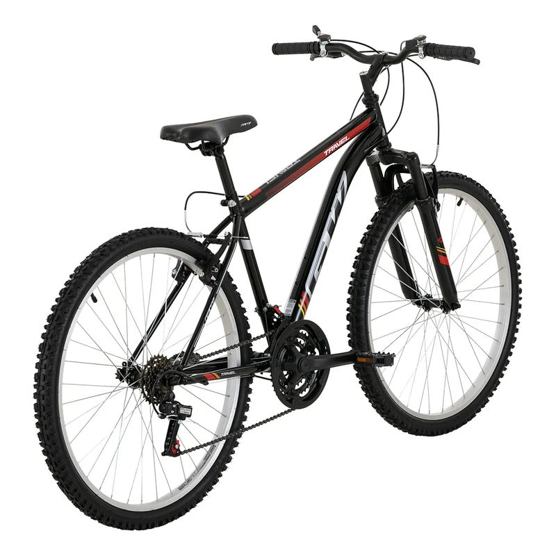 Bicicleta Gw Travel Mtb Aro 24 6v Para Niños Negro 24