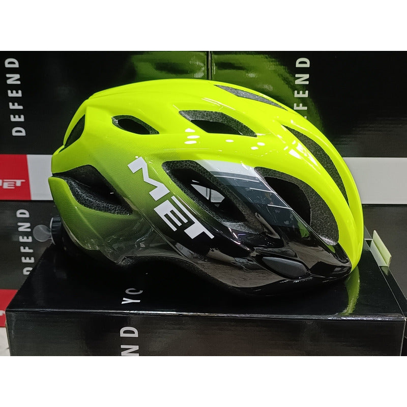 Casco Bicicleta Met Idolo Luz Original Ciclismo Ruta Mtb