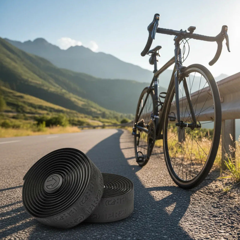 Cintas De Manubrio Ruta Peaked Performance Eva 2.5 Pro Negro Lisa