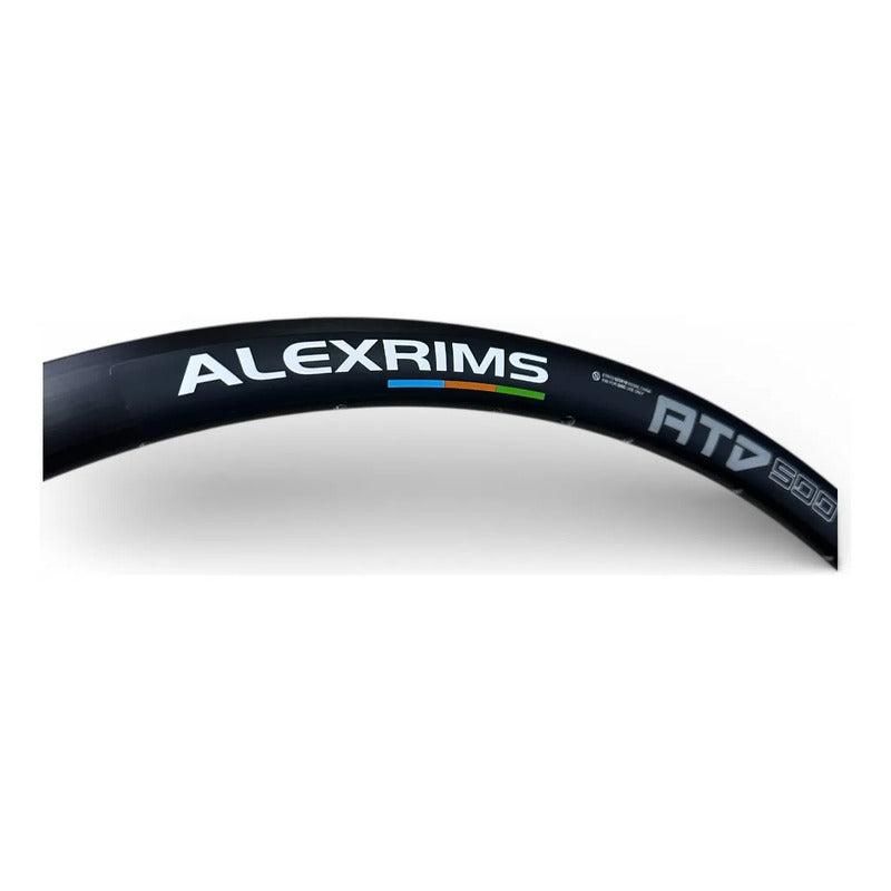 Rin Bicicleta Ruta Alexrims Atd500 Tubeless Freno De Disco Negro