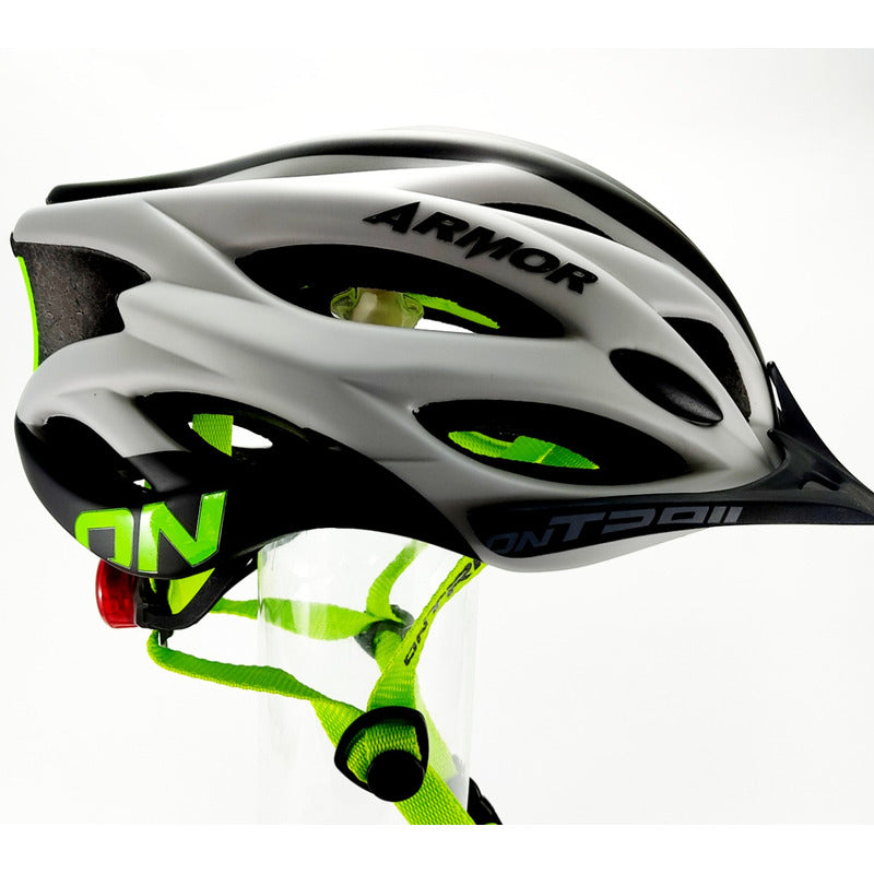 Casco Ciclismo Impact On Trail Bicicleta Luz Integrada