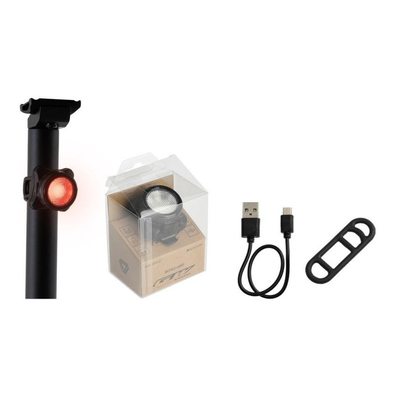 Luz Trasera Gw Original Bicicleta Federal Negra