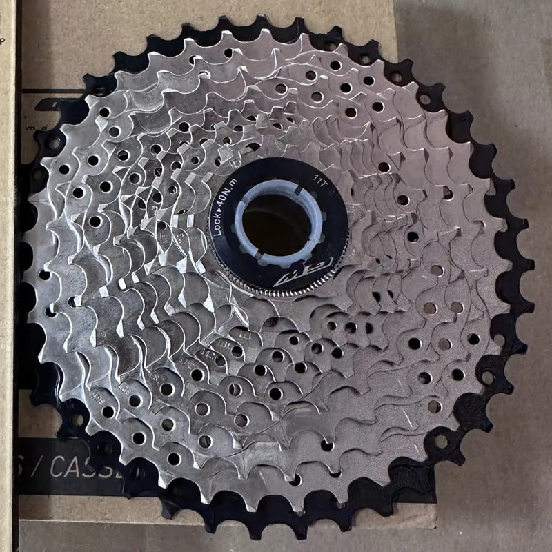 Cassette + Cadenilla Gw Bicicleta Mtb 11v Plata 11-42