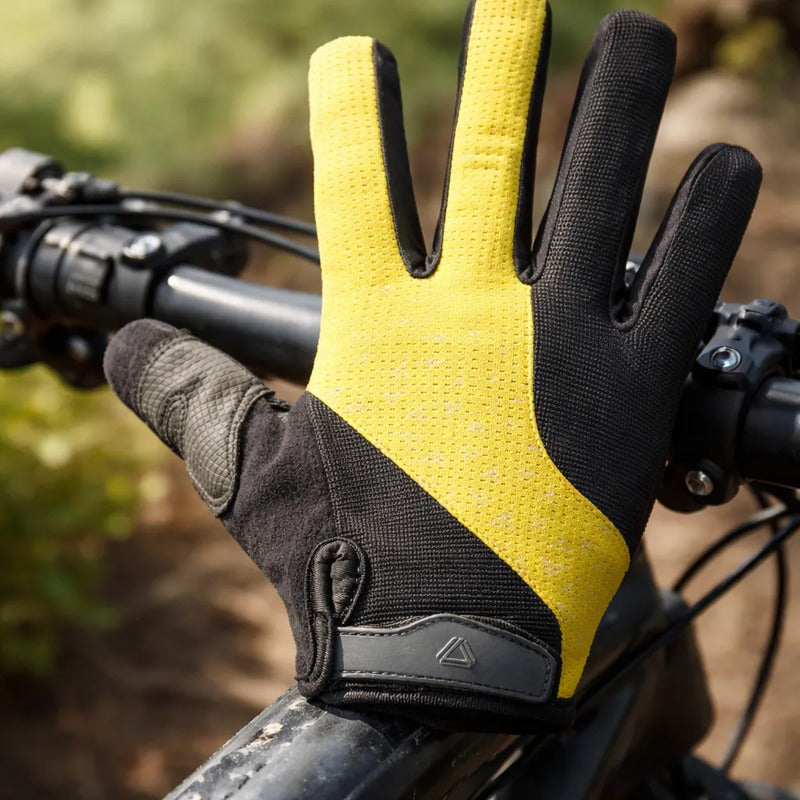 Guantes Ciclismo Mtb Ruta Largo Gw Flow Amarillo M