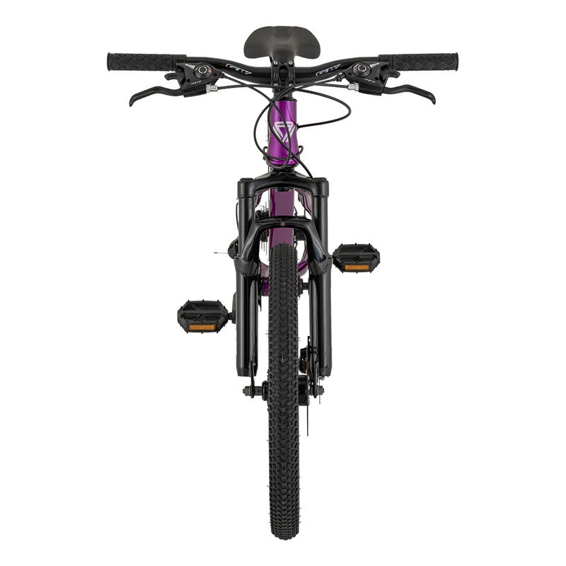 Bicicleta Gw Atlas Mtb 20  7 Velocidades Frenos Disco Morado Carmin 20