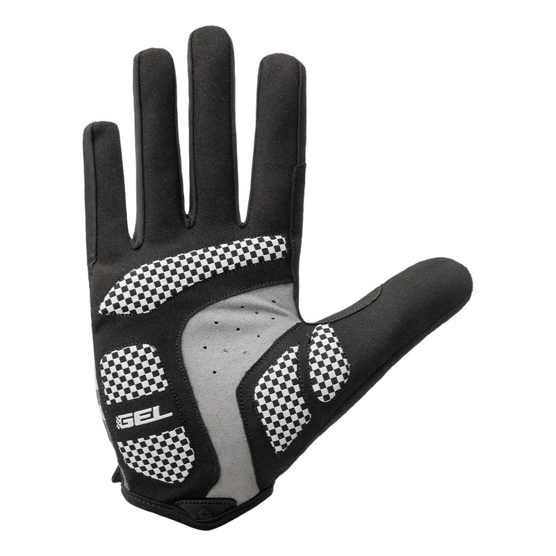 Guantes Ciclismo Mtb Ruta Largo Gw Rider Gel Negro - Gris L