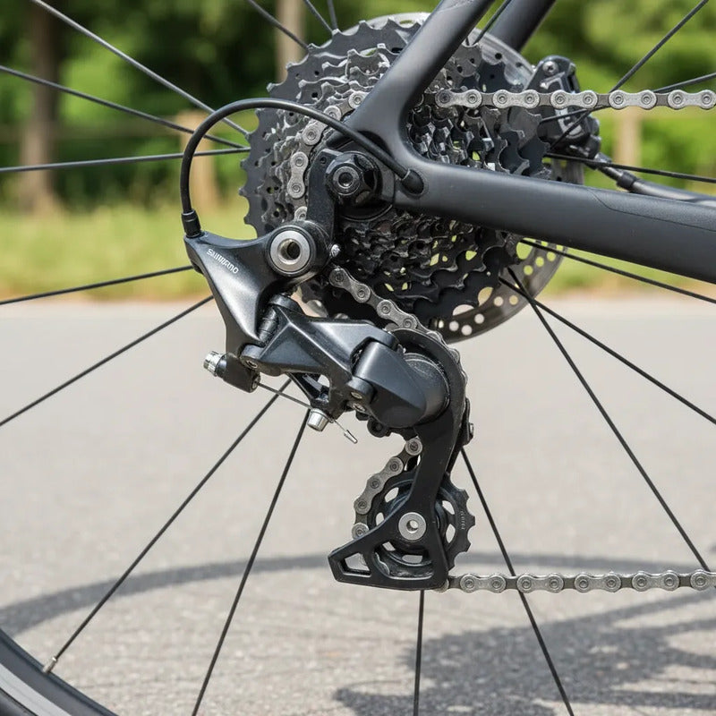 Roldanas Poleas Bicicleta Shimano Re-tx35 Negro Corto