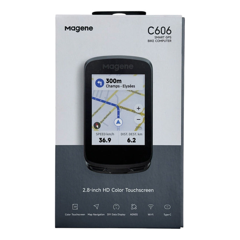 Ciclocomputador Magene C606 Táctil Inalámbrico Gps