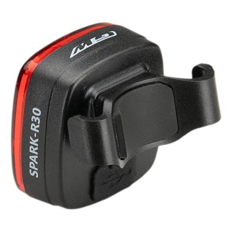 Luz Delantera Para Bicicleta Gw Spark R30 Usb Negro