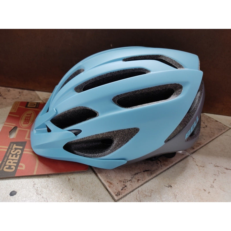 Casco Bell Crest Original Bicicletas De Ruta Mtb + Luz