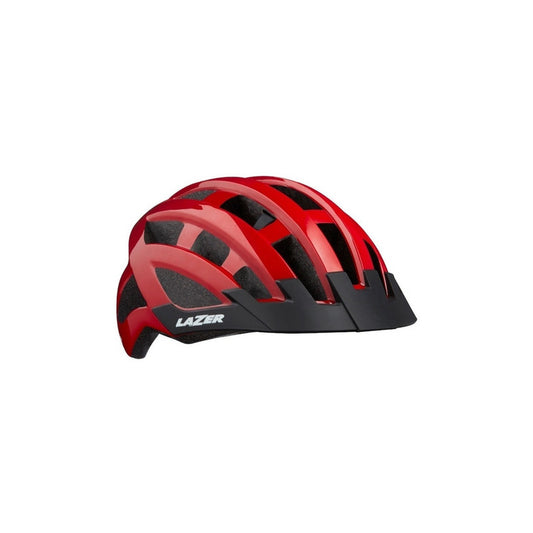 Casco Bicicleta Lazer Compact Bicicleta Super In Mold Visera Talle M/l Color Rojo Warranty_type Seller