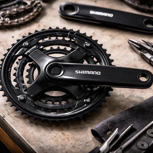 Plato Shimano Fc-ty301 48x38x28t 6-7-8v Negro