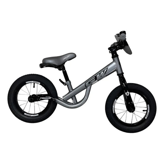 Bicicleta De Impulso Balance Iniciación Gw Freeride Color Gris Metálico