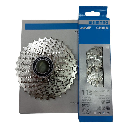Cassette Pacha + Cadenilla Shimano 11 Velocidades 105
