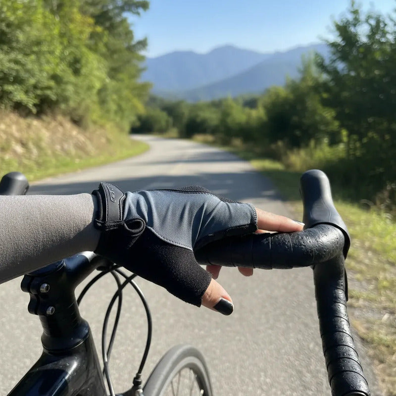 Guantes Corto Ciclismo Gw Bicicletas Ruta Mtb Fluo Negro M