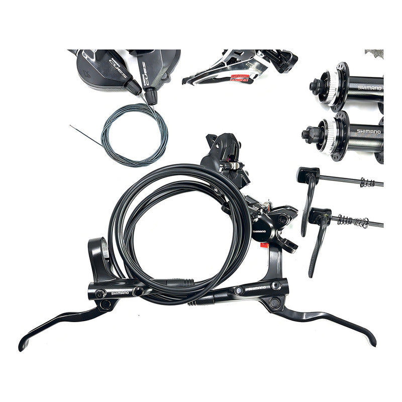 Grupo Mtb Shimano Cues U6000 2x11 Velocidades Biplato 36/22 Pacha 11-45