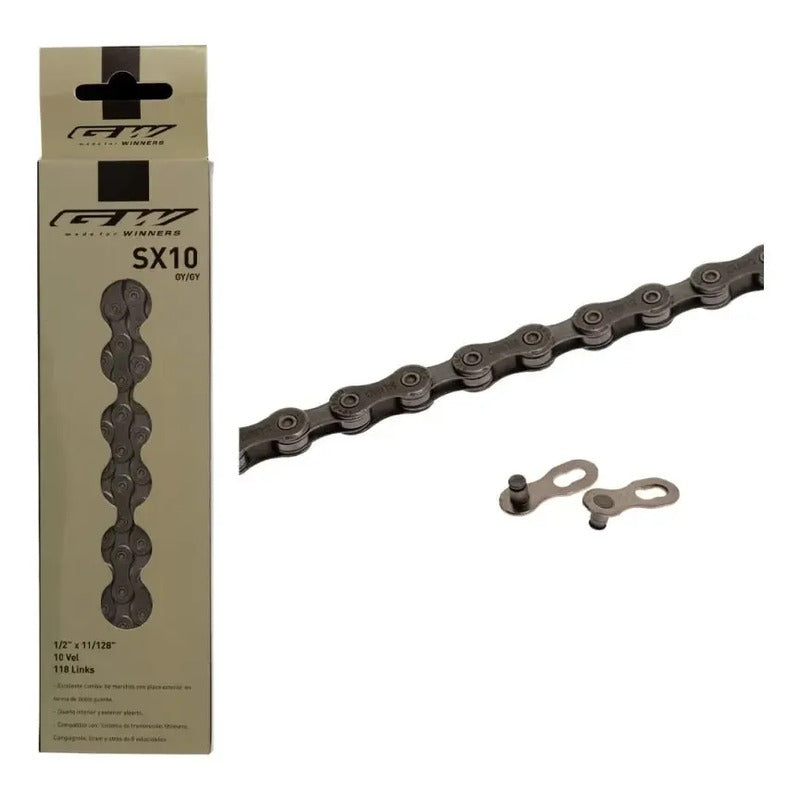 Pacha Cassete + Cadenilla Gw 10v Mtb 11-42/11-40 Cantidad Máxima De Dientes 40 Cantidad Mínima De Dientes 11 Color Plateado