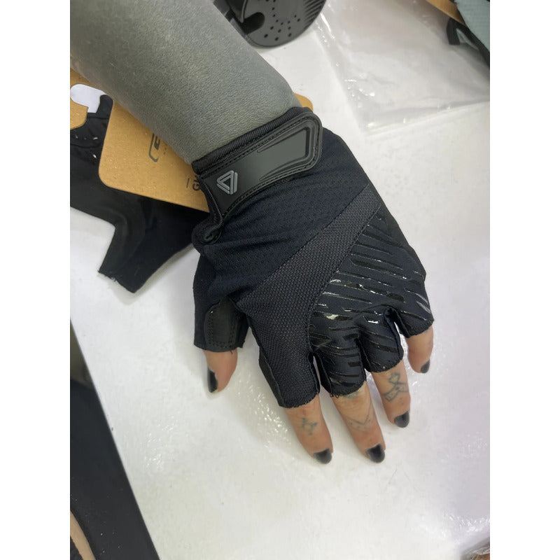 Guantes Ciclismo Gw Helt Dedo Corto Negro Xl