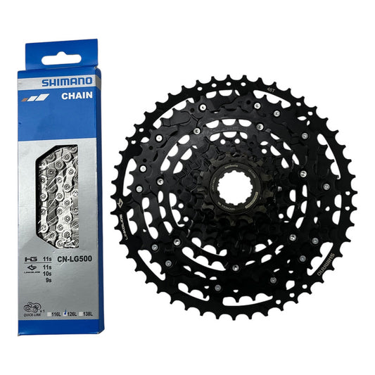 Cassette Pacha Shimano + Cadenilla Shimano Cues 11-48 10v