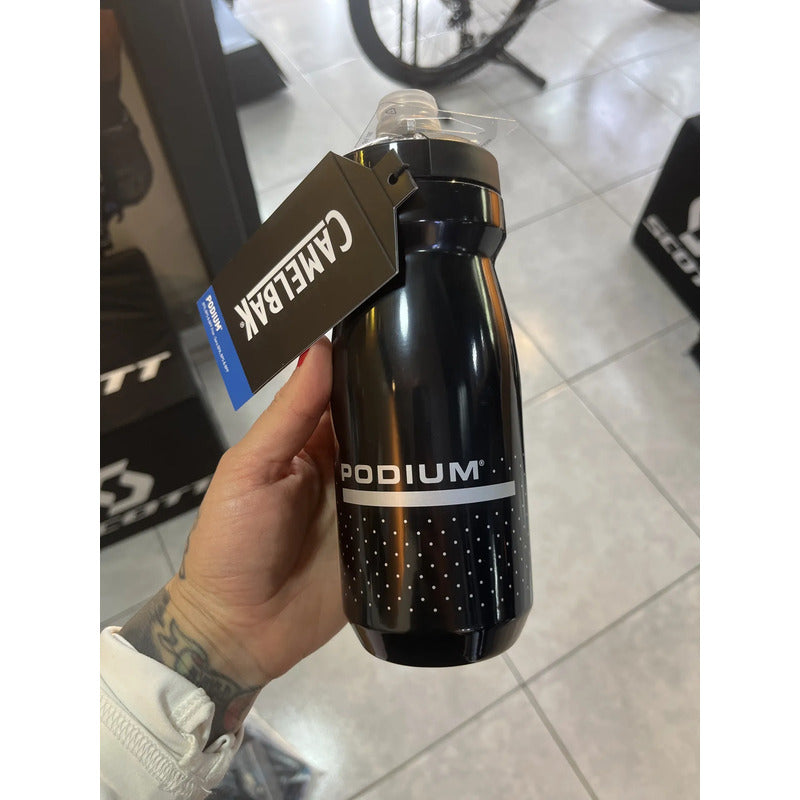 Caramañola Botella Camelbak 600ml Antiderrame Negro