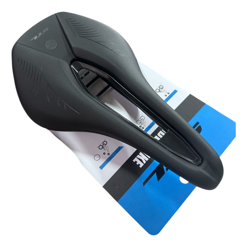 Sillin Stl Anti Prostático Gel Confort Ruta Mtb Negro 25 Cm 15 Cm
