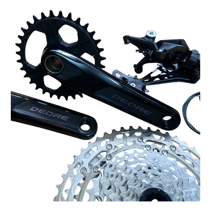 Grupo Bicicleta Shimano Deore M6100 1x12 Monoplato